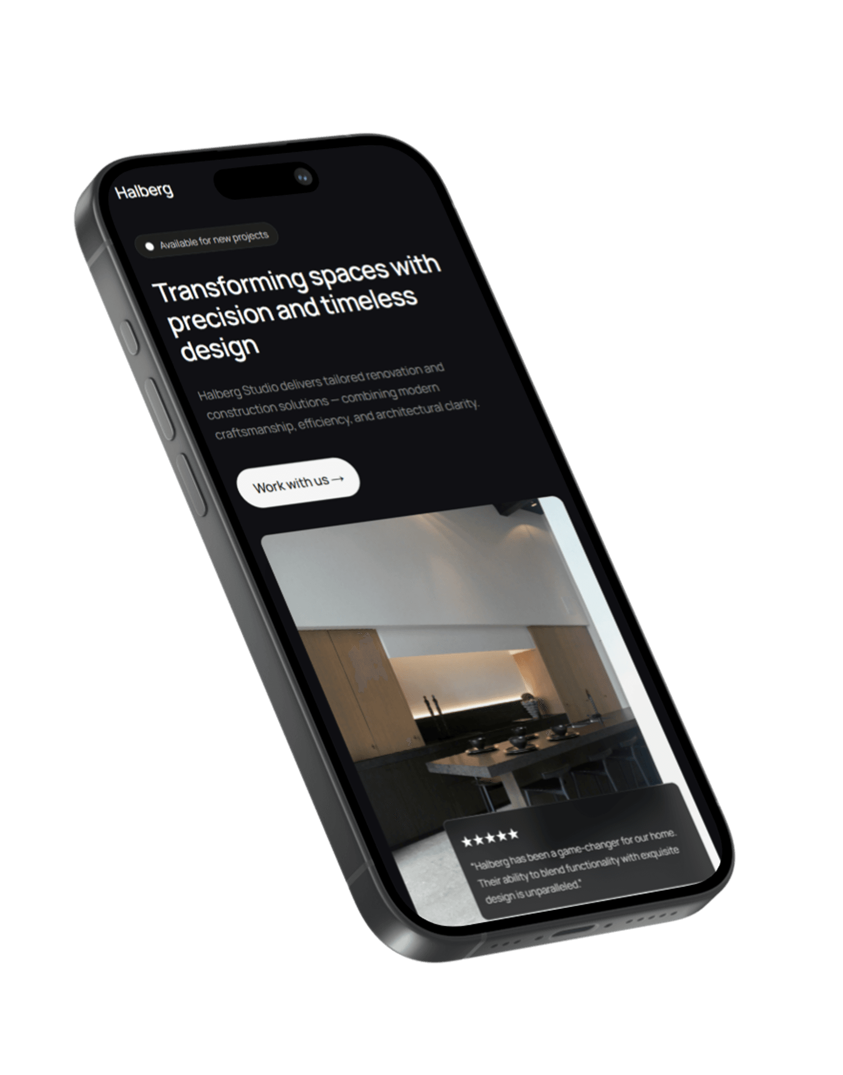 Halberg Studio — project view 1