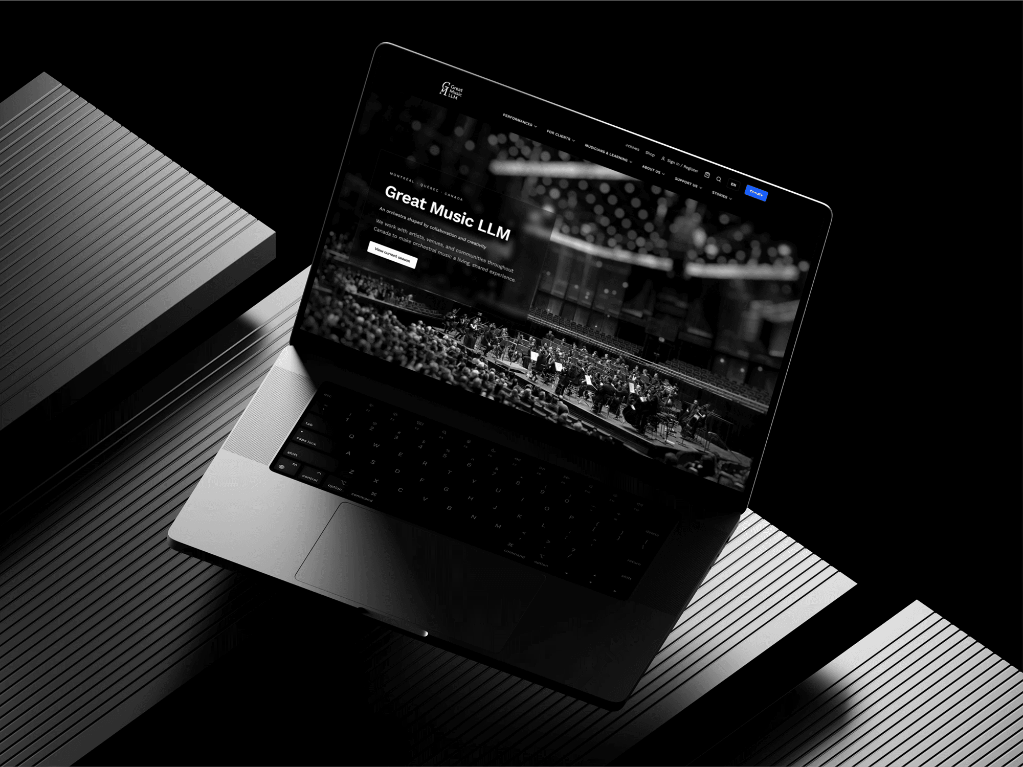 Great Music LLM — Draft homepage preview