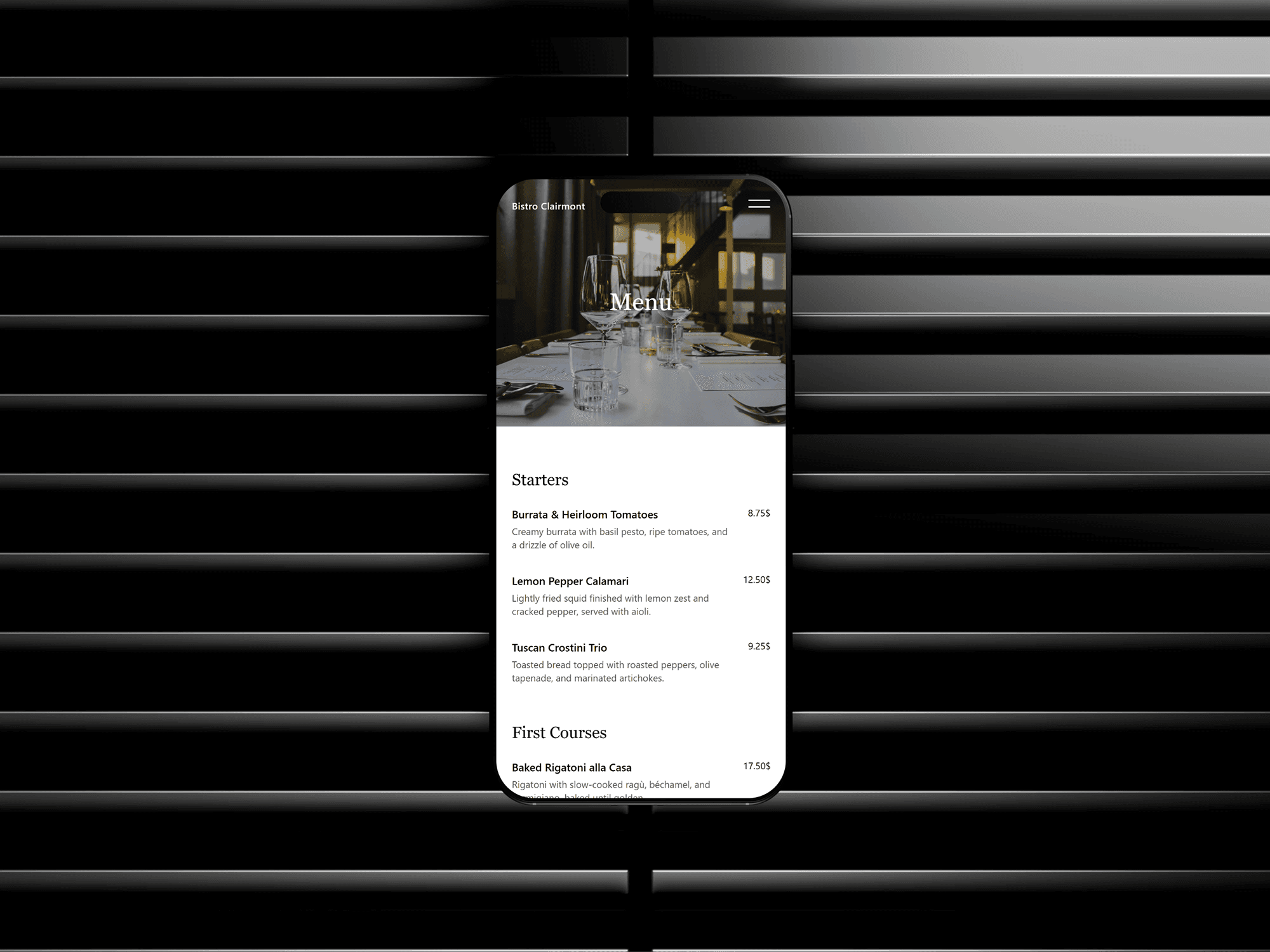 Bistro Clairmont — mobile home / hours